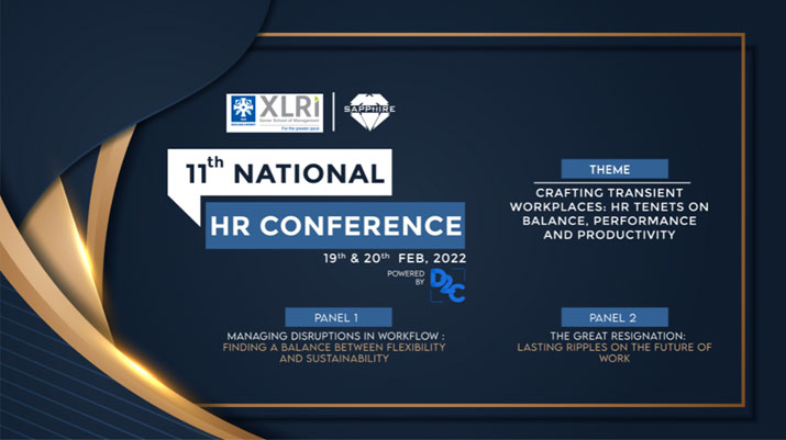 SAPPHIRE, HR Committee of XLRI will be hosting 11th National HR Conference